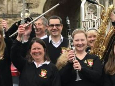 Collection for Mayor's Charities with the Malmesbury Concert Band